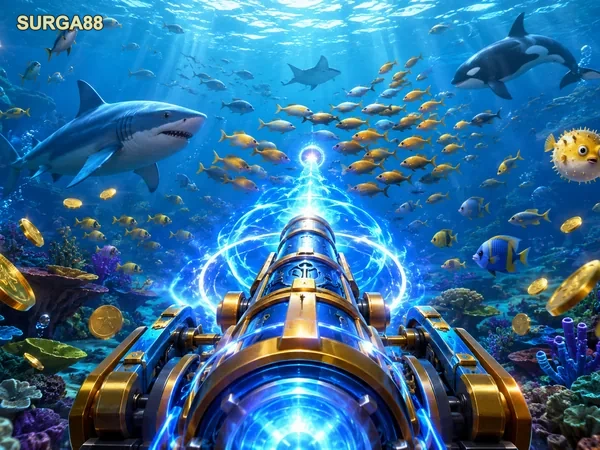 Adegan pertarungan bos dalam Dragon Fishing 2
